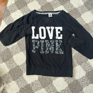Victoria's Secret Kids Black and White Sweatshirt